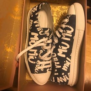 Miu Miu Shoes - BNIB Miu Miu logo shoes size 37 Miu Miu Shoes - BNIB Miu Miu logo shoes size 37
